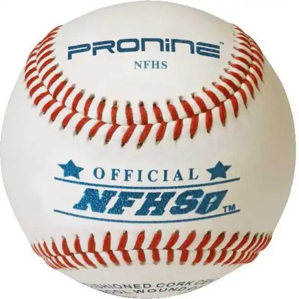 Pronine Baseballs Nfhs - 1 Dozen - White