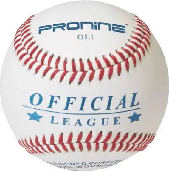 Pronine Baseballs Ol - 1 Dozen - White