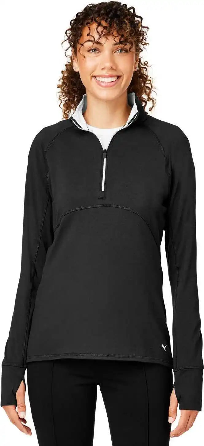 Puma Golf 533007 Ladies’ Gamer Quarter-zip - Black