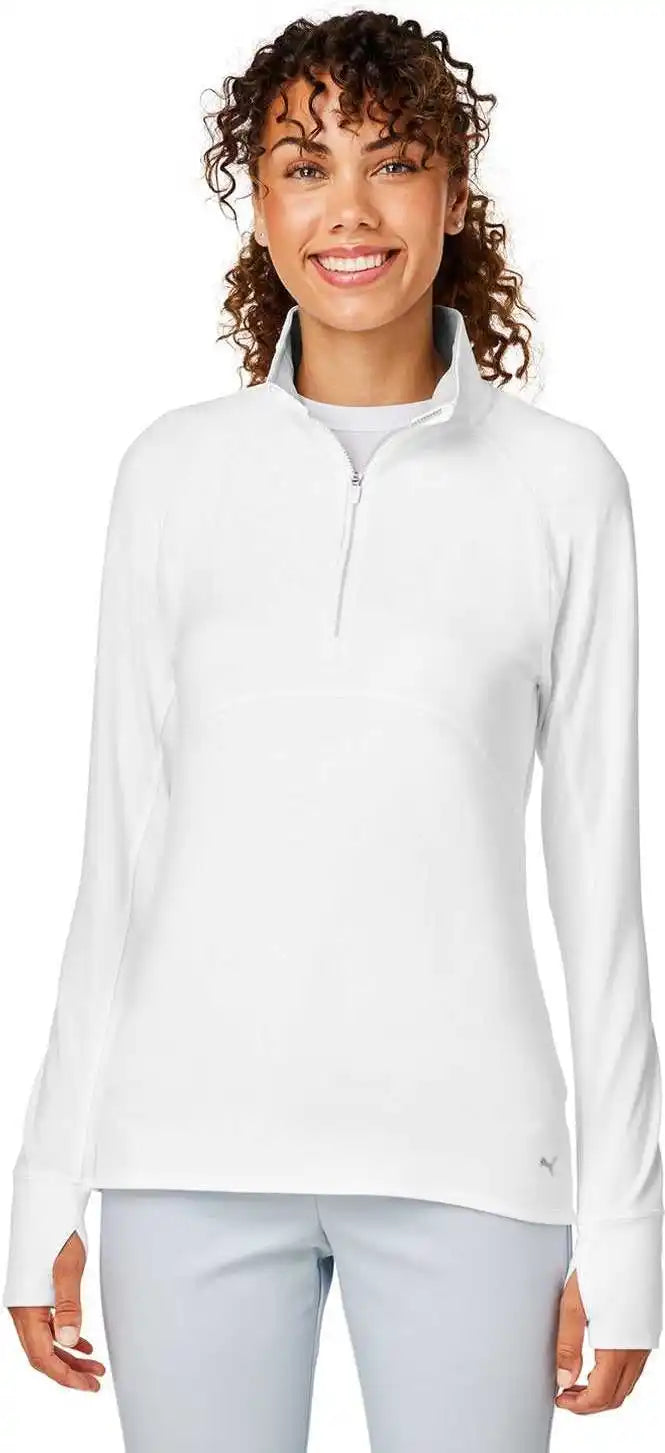 Puma Golf 533007 Ladies’ Gamer Quarter Zip Bright White