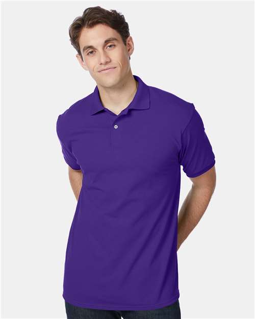 Purple Ecosmart® Jersey Polo - 054X
