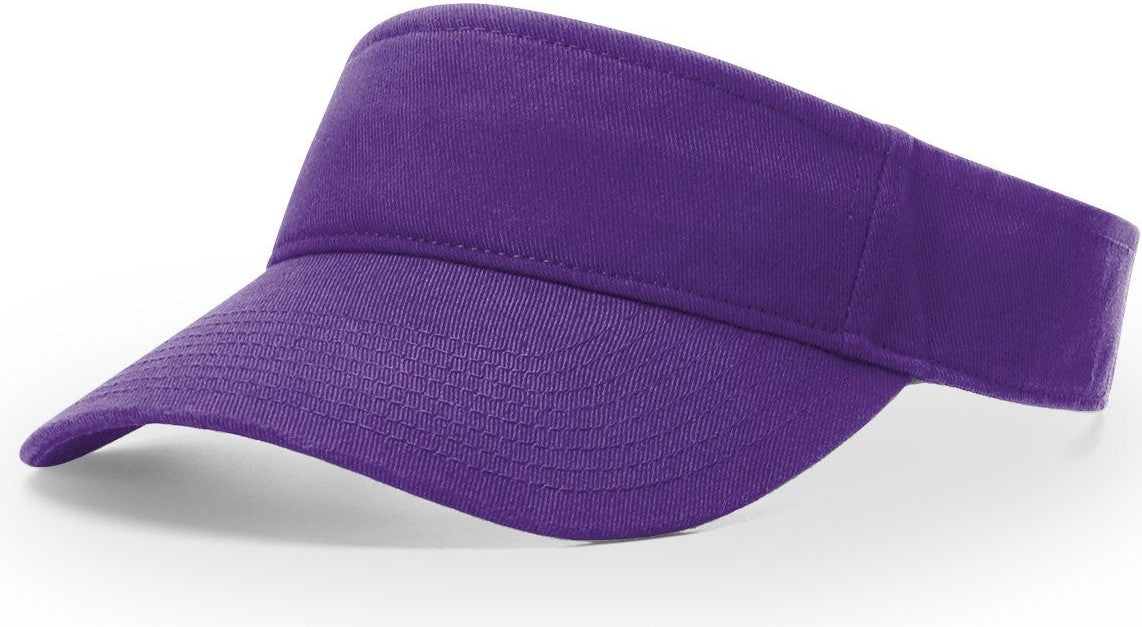 Purple Garment Washed Visor