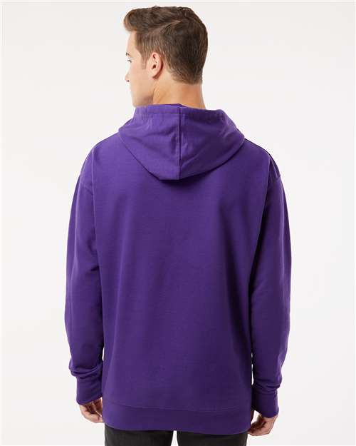 Purple Midweight Hooded Sweatshirt - SS4500