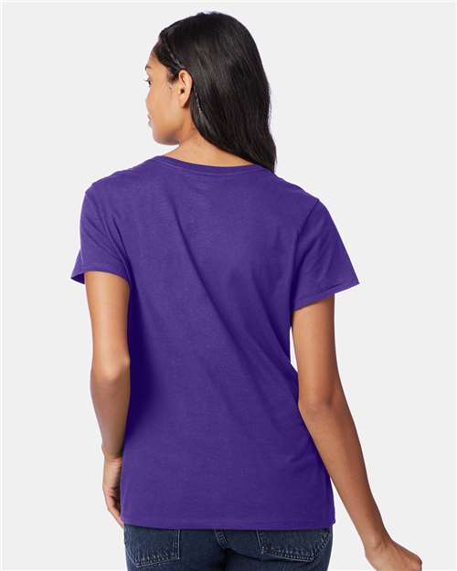 Purple Perfect-T Women’s V-Neck T-Shirt - S04V