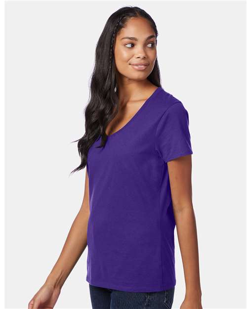 Purple Perfect-T Women’s V-Neck T-Shirt - S04V