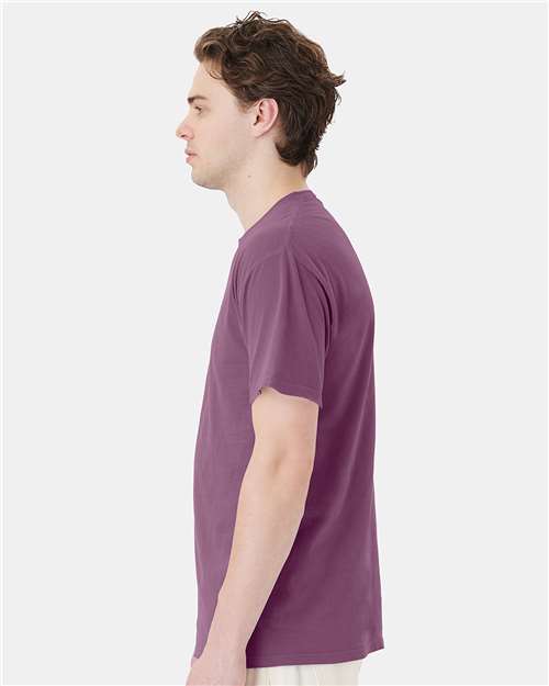 Purple Plum Raisin Garment-Dyed Pocket T-Shirt - GDH150