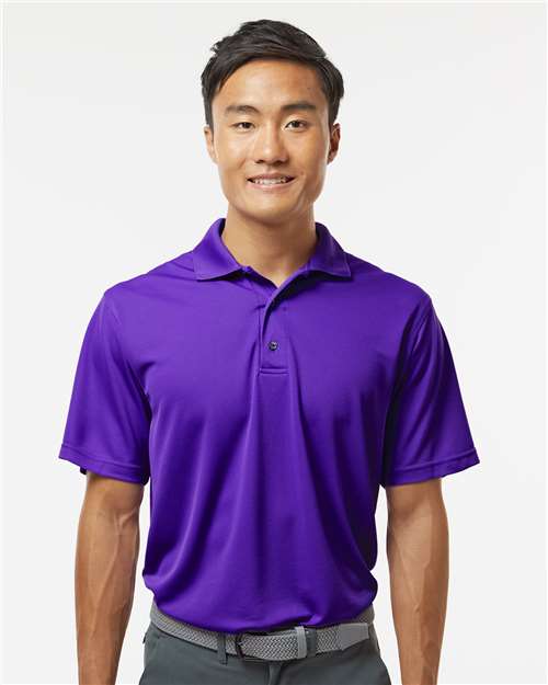 Purple Saratoga Performance Mini Mesh Polo - 100