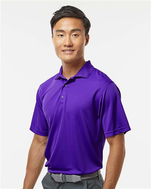 Purple Saratoga Performance Mini Mesh Polo - 100