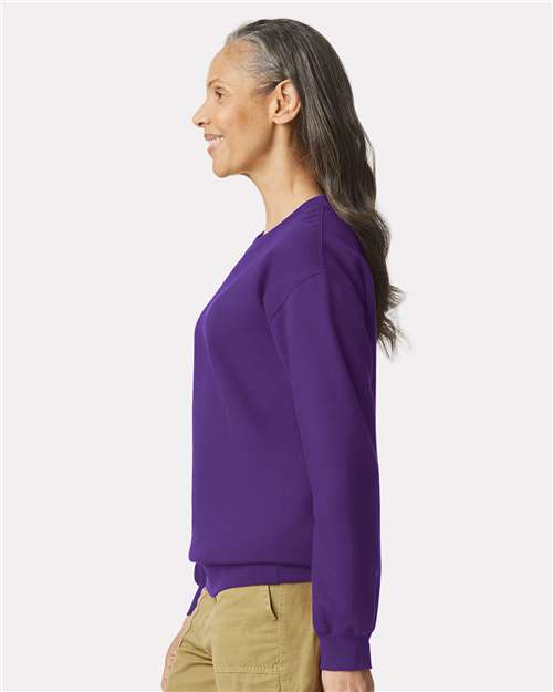 Purple Softstyle® Midweight Crewneck Sweatshirt - SF000