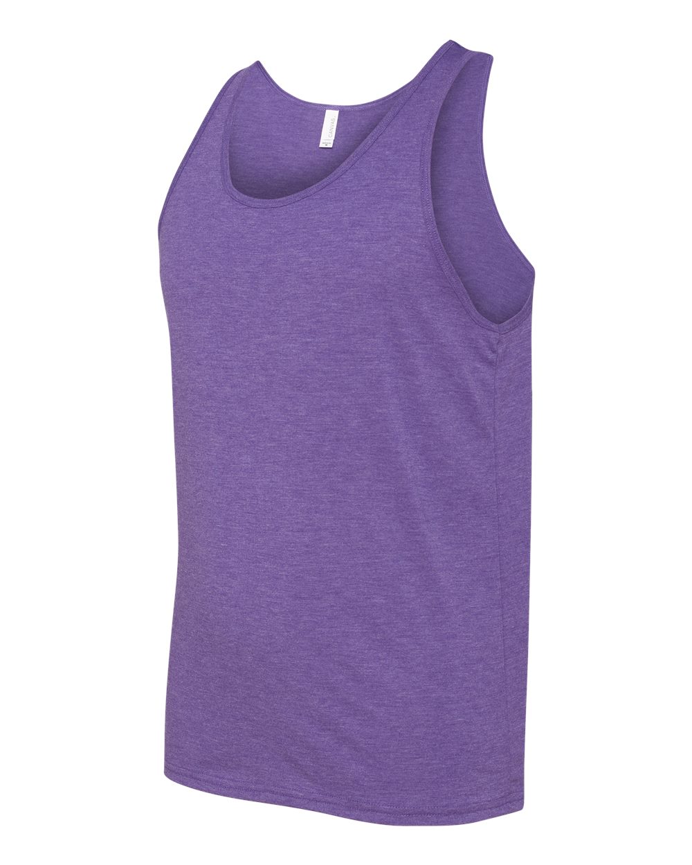 Purple Triblend Jersey Tank - 3480