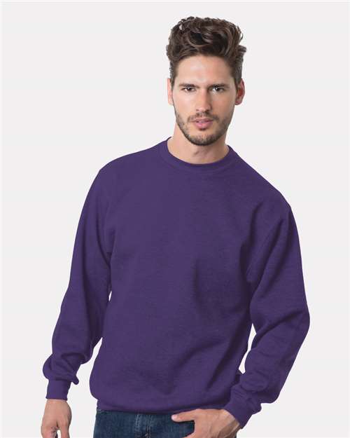 Purple USA-Made Crewneck Sweatshirt - 1102