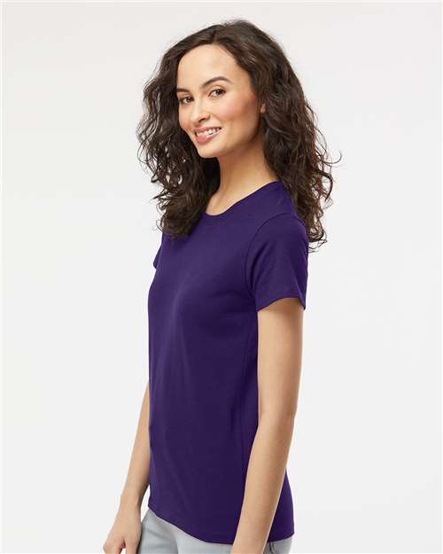 Purple Women's Gold Soft Touch T-Shirt - 4810