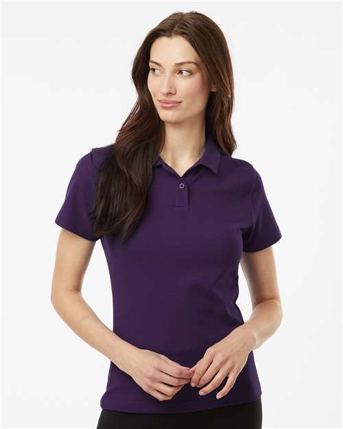 Purple Women's Pique Polo - 62800L