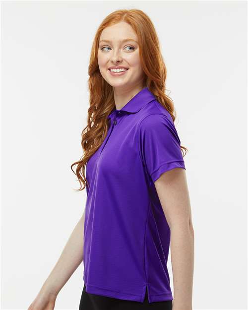Purple Women's Saratoga Performance Mini Mesh Polo - 104