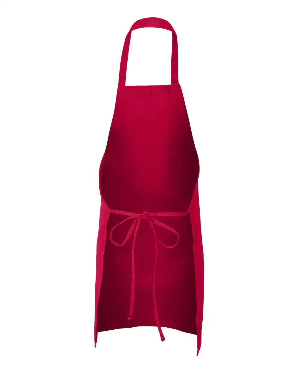 Q-tees Q2010 Butcher Apron - Red - Osfa