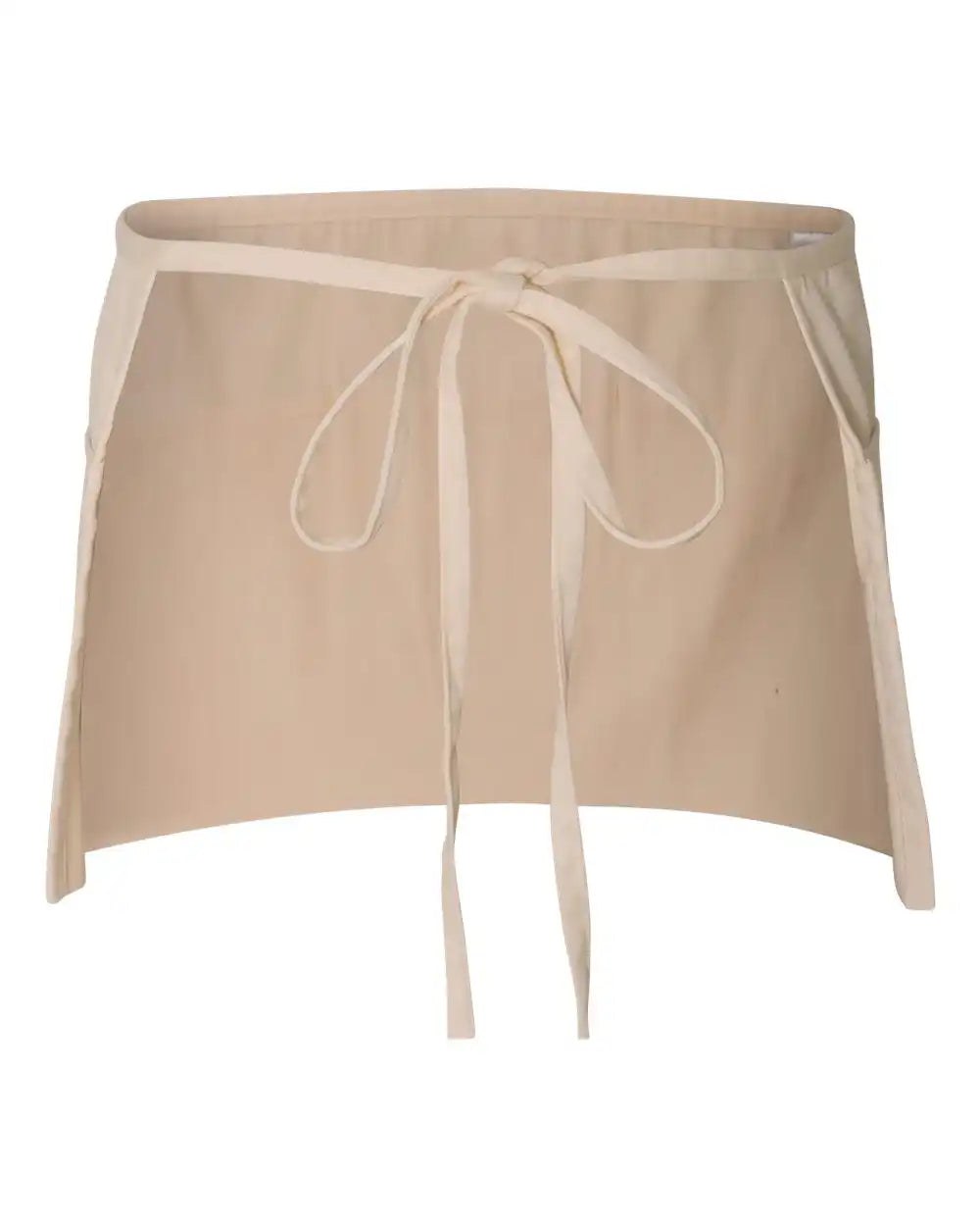 Q-tees Q2115 Waist Apron with Pockets - Natural - Osfa