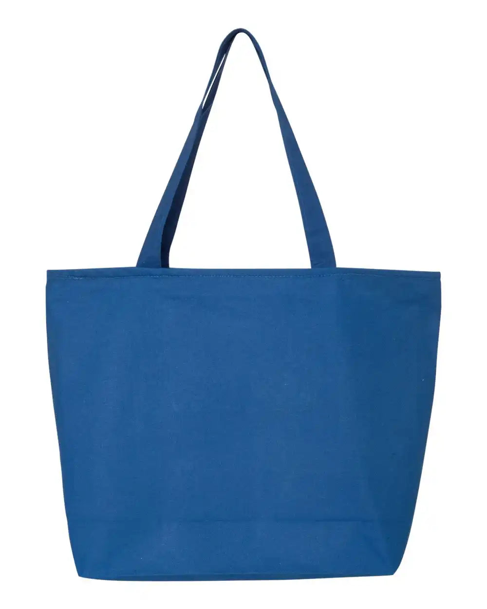 Q-tees Q611 25l Zippered Tote - Royal - Osfa