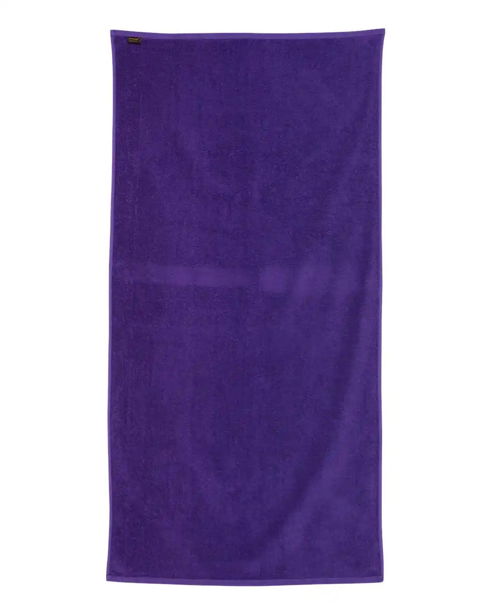Q-tees Qv3060 Velour Beach Towel - Purple - Osfa