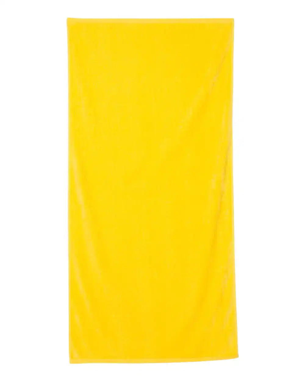 Q-tees Qv3060 Velour Beach Towel - Yellow - Osfa