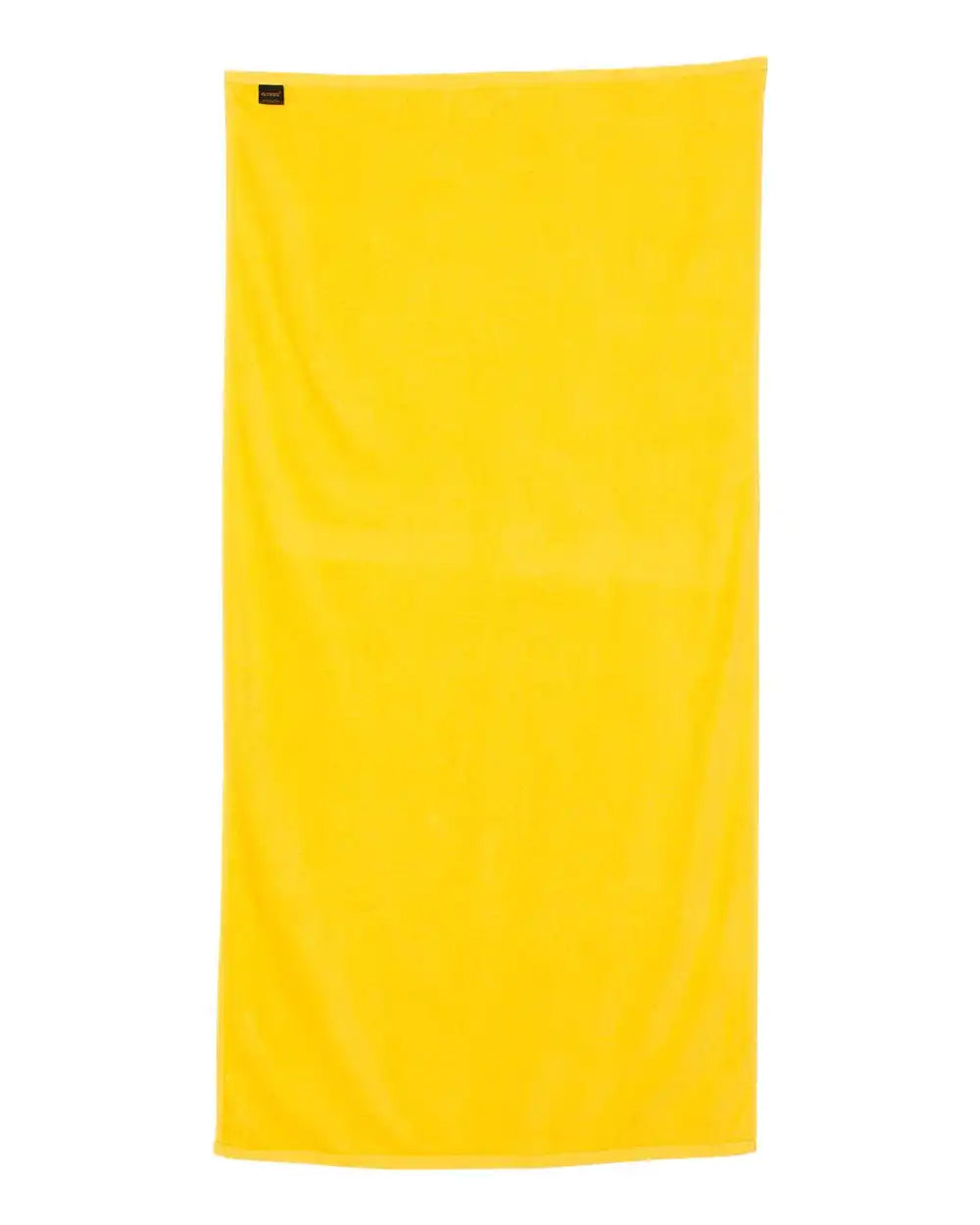 Q-tees Qv3060 Velour Beach Towel - Yellow - Osfa