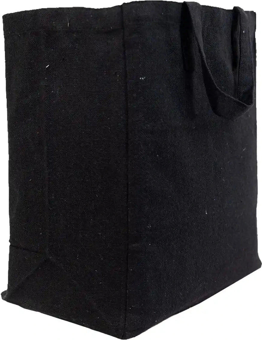 Q-tees S900 Sustainable Grocery Bag - Black - Osfa