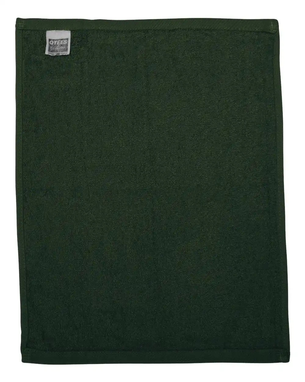 Q-tees T600q Hemmed Fingertip Towel - T600 - Forest - Osfa
