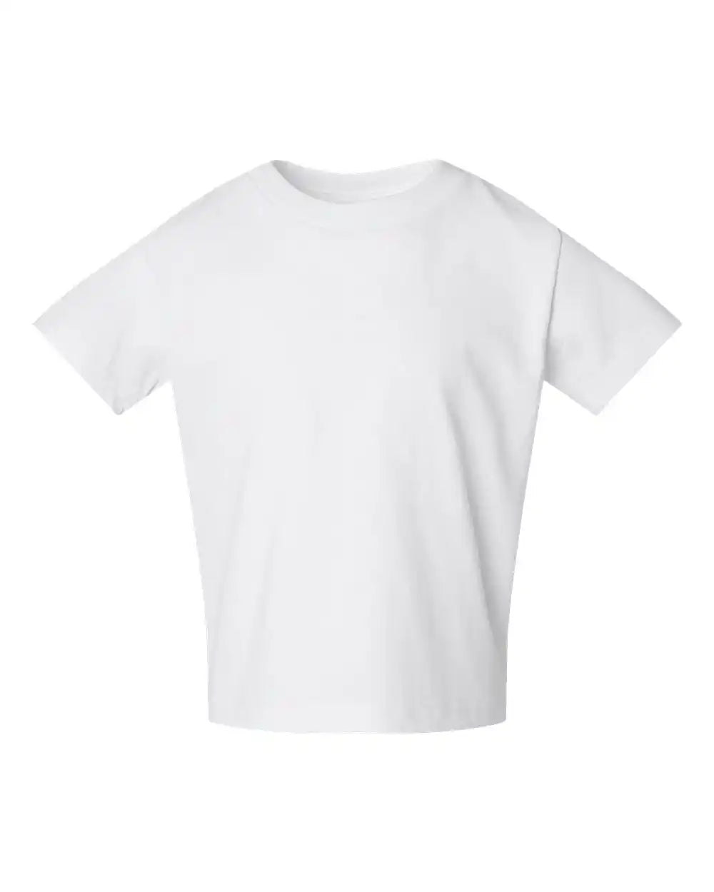 Rabbit Skins 3301j Juvy Youth Short Sleeve T-shirt - White - 5/6