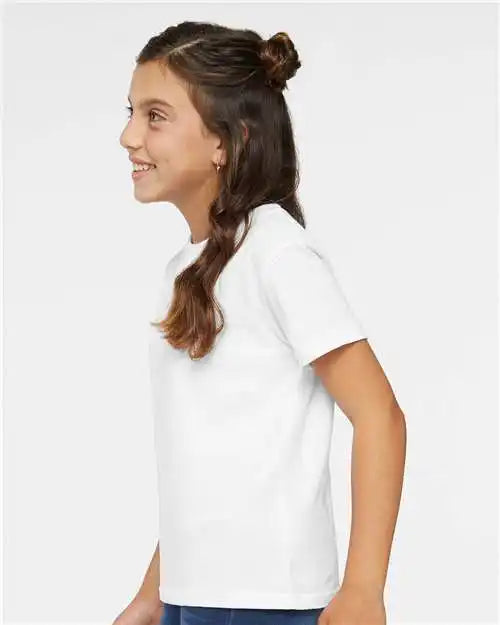 Rabbit Skins 3301j Juvy Youth Short Sleeve T-shirt - White