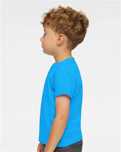 Rabbit Skins 3301t Toddler Cotton Jersey Tee - Turquoise