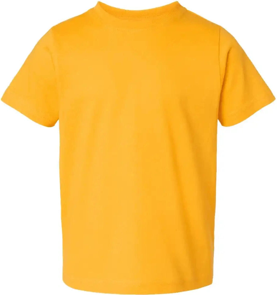 Rabbit Skins 3321 Toddler Fine Jersey Tee - Gold - 2t