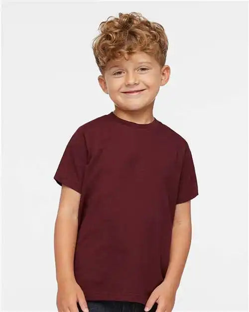 Rabbit Skins 3321 Toddler Fine Jersey Tee - Maroon