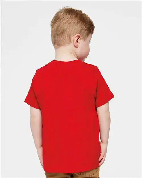 Rabbit Skins 3321 Toddler Fine Jersey Tee - Red