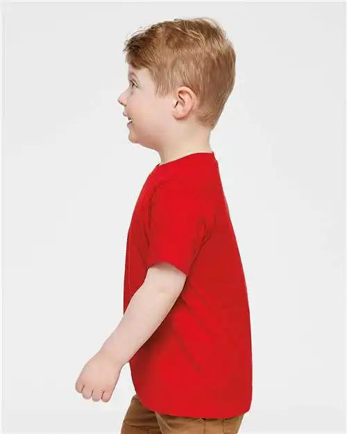 Rabbit Skins 3321 Toddler Fine Jersey Tee - Red