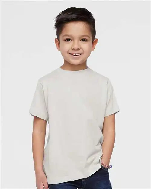 Rabbit Skins 3321 Toddler Fine Jersey Tee - Silver