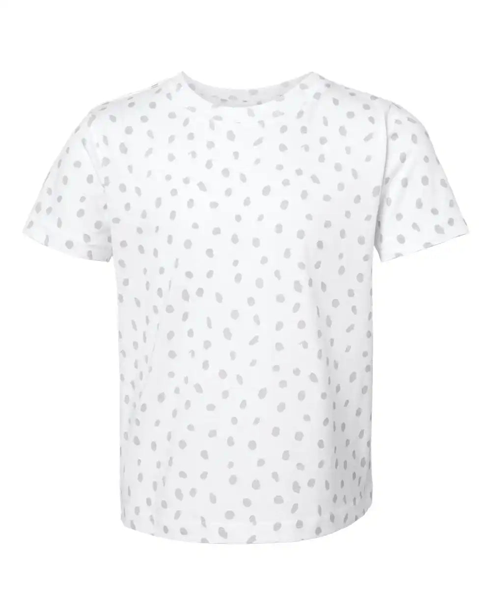 Rabbit Skins 3321 Toddler Fine Jersey Tee - White Spot - 2t