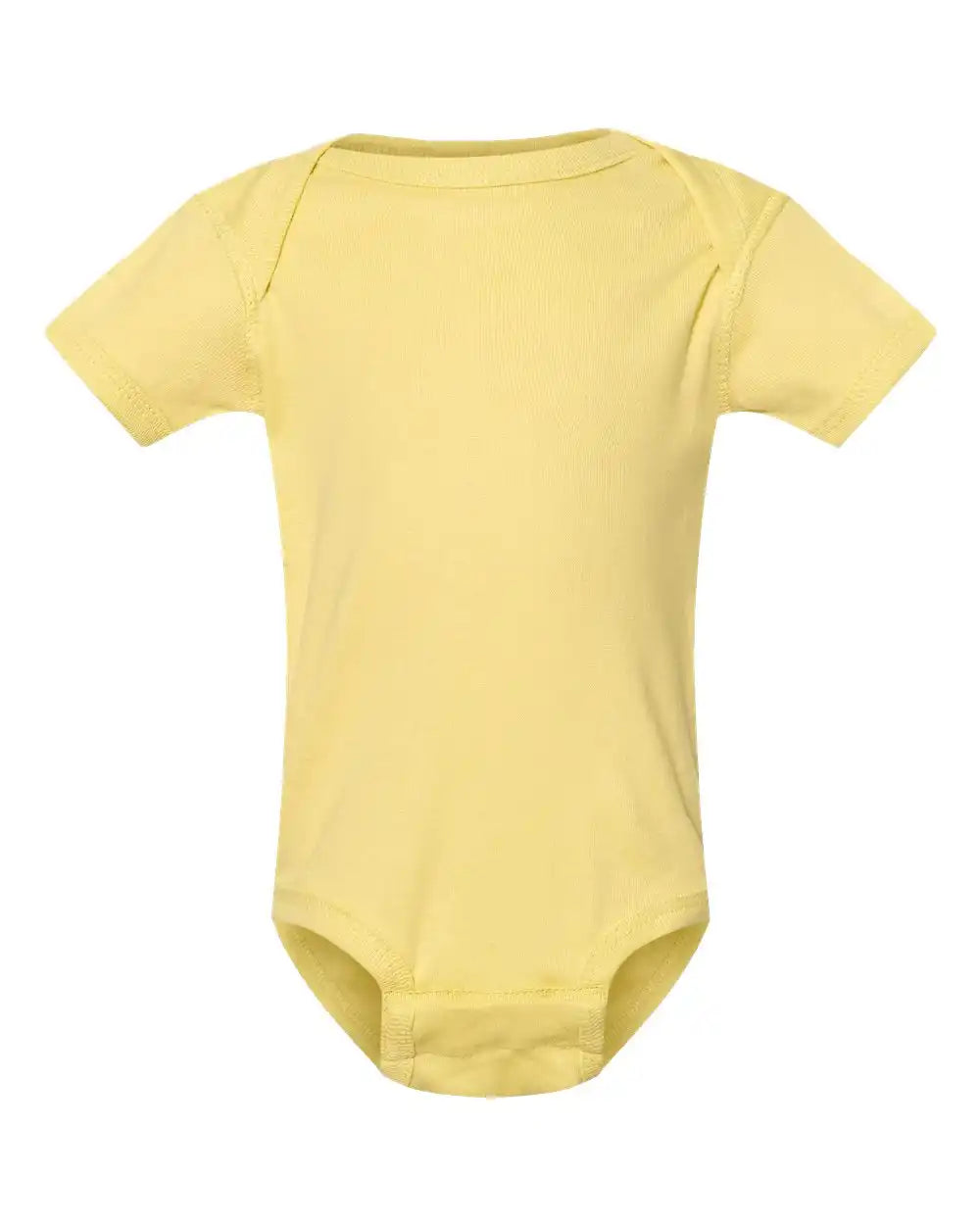 Rabbit Skins 4400 Infant Baby Rib Bodysuit - Butter - Nb