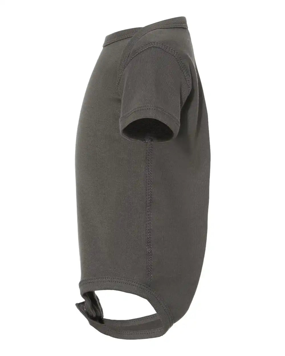 Rabbit Skins 4400 Infant Baby Rib Bodysuit - Charcoal