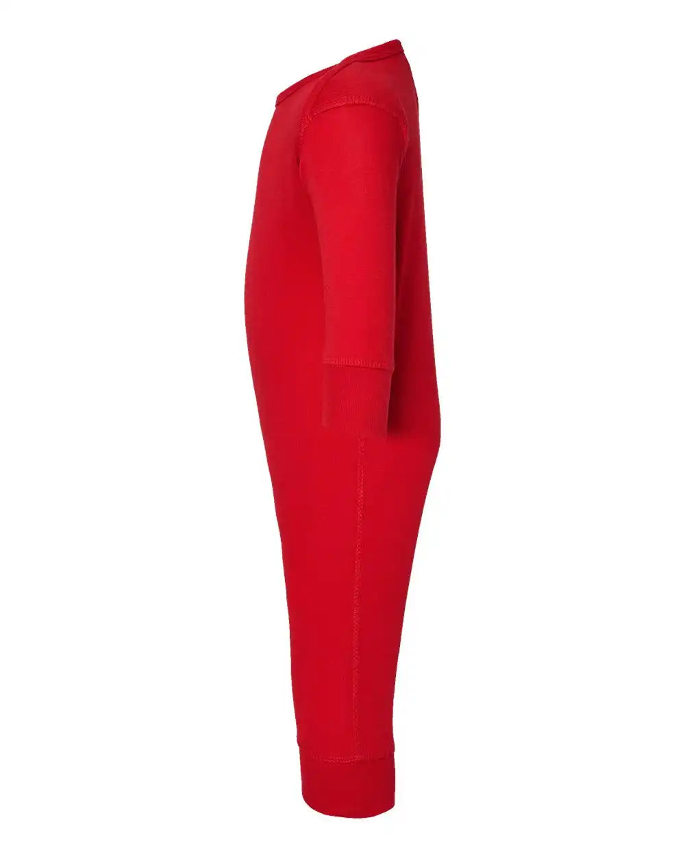 Rabbit Skins 4412 Infant Long Legged Baby Rib Bodysuit - Red