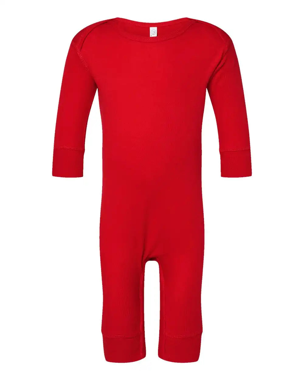 Rabbit Skins 4412 Infant Long Legged Baby Rib Bodysuit - Red - Nb