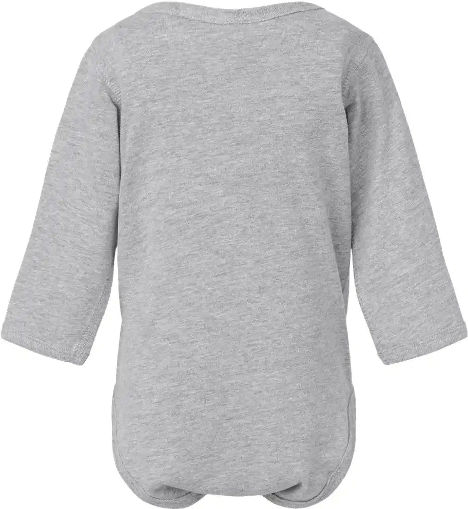 Rabbit Skins 4421l Infant Fine Jersey Long Sleeve Bodysuit - 4421 - Heather
