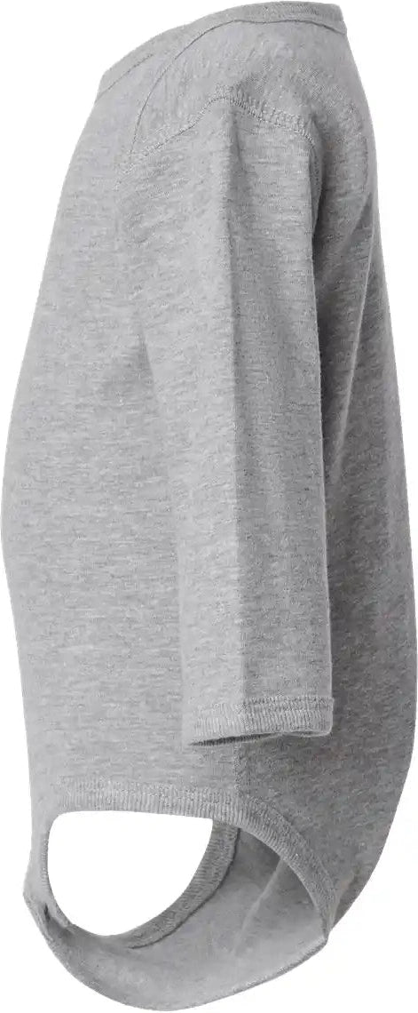 Rabbit Skins 4421l Infant Fine Jersey Long Sleeve Bodysuit - 4421 - Heather