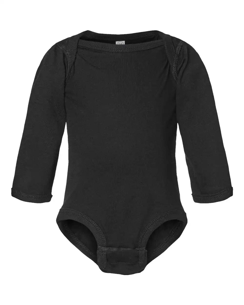 Rabbit Skins 4421l Infant Fine Jersey Long Sleeve Bodysuit - 4421 - Black - Nb