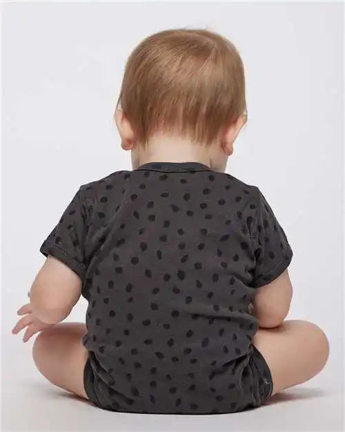 Rabbit Skins 4424 Infant Fine Jersey Bodysuit - Slate Spot