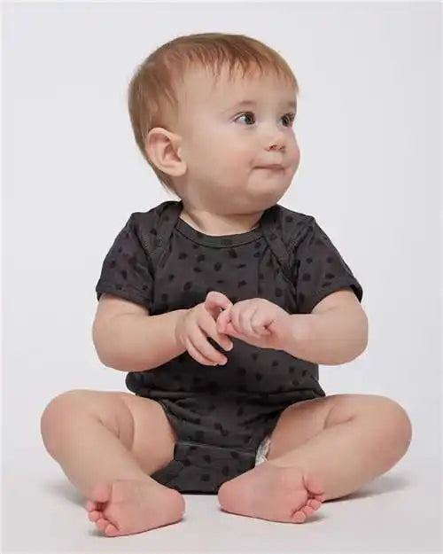Rabbit Skins 4424 Infant Fine Jersey Bodysuit - Slate Spot