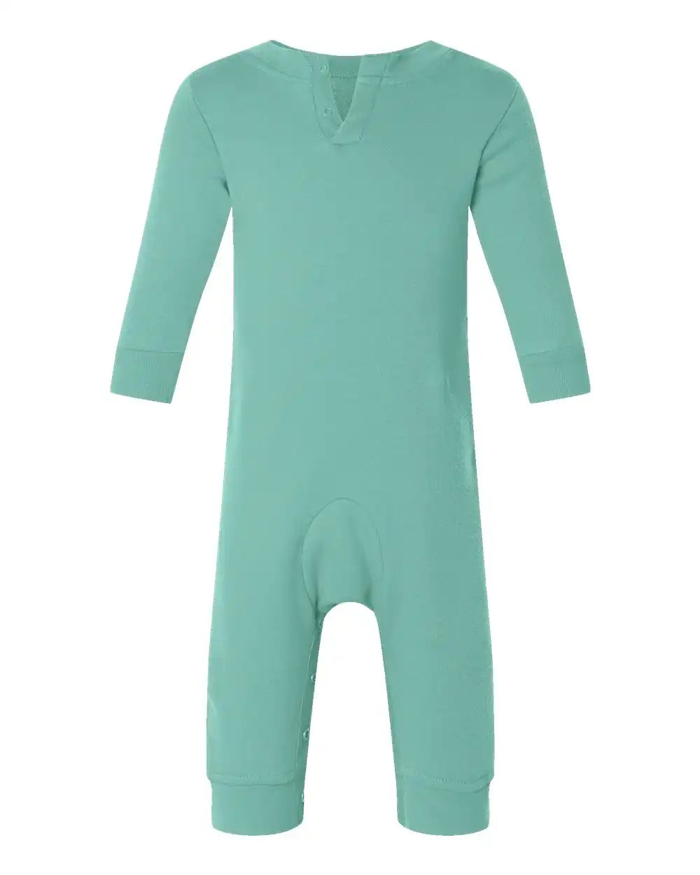 Rabbit Skins 4447 Infant Fleece One-piece - Saltwater - 6m