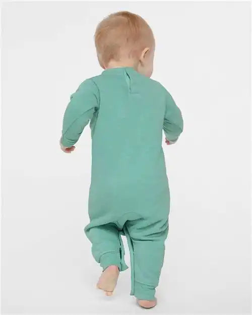 Rabbit Skins 4447 Infant Fleece One-piece - Saltwater