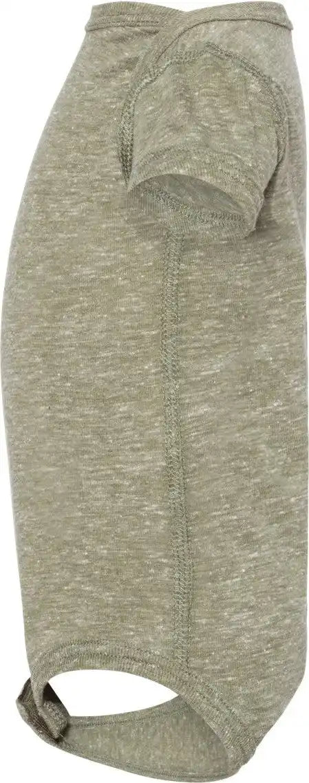 Rabbit Skins 4491 Infant Harborside Mélange Bodysuit - Military Green Melange