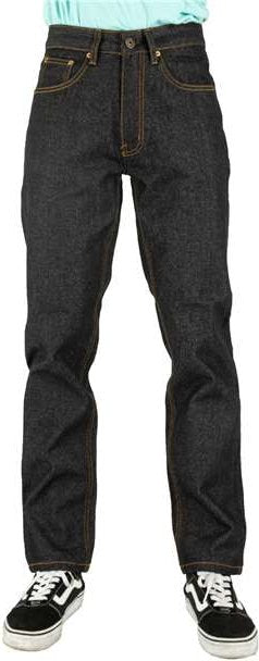 Raw Indigo_34 Raw Denim Straight-Leg Jean Pants - SHRDJ