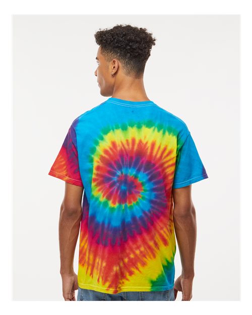 Reactive Rainbow Multi-Color Tie-Dyed T-Shirt - 1000
