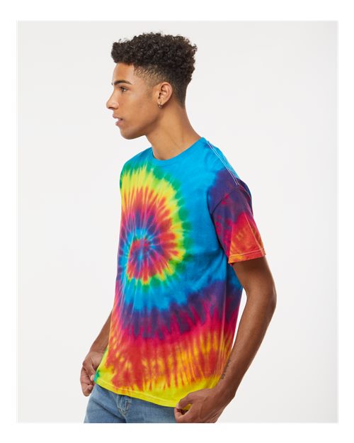 Reactive Rainbow Multi-Color Tie-Dyed T-Shirt - 1000